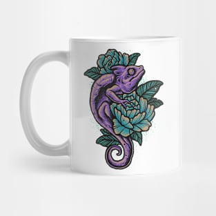 Chameleon flowers Mug